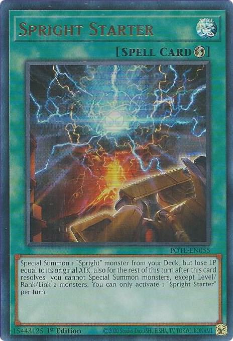 Spright Starter POTE-EN055 card from Power of the Elements