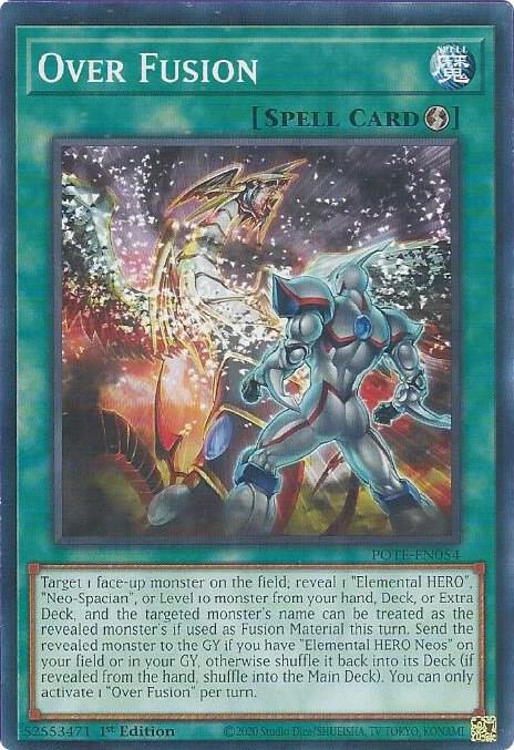 Over Fusion POTE-EN054 card from Power of the Elements