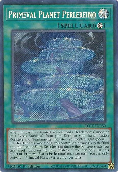 Primeval Planet Perlereino POTE-EN060 card from Power of the Elements