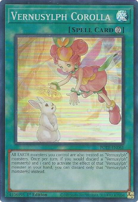 Vernusylph Corolla POTE-EN061 card from Power of the Elements