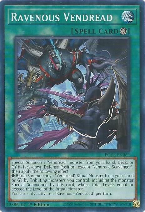 Ravenous Vendread POTE-EN064 card from Power of the Elements