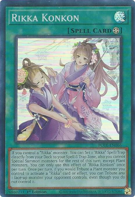 Rikka Konkon POTE-EN066 card from Power of the Elements