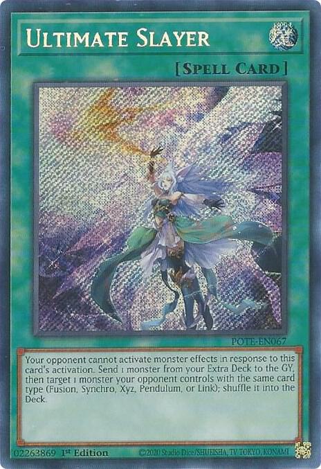 Ultimate Slayer POTE-EN067 card from Power of the Elements