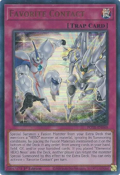 Favorite Contact POTE-EN069 card from Power of the Elements