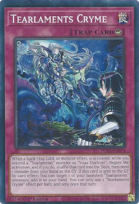Tearlaments Cryme POTE-EN073 card from Power of the Elements