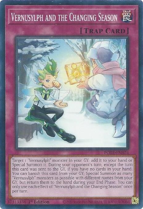Vernusylph and the Changing Season POTE-EN074 card from Power of the Elements