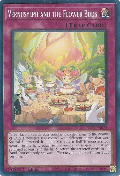 Vernusylph and the Flower Buds POTE-EN075 card from Power of the Elements