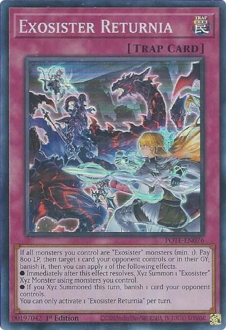 Exosister Returnia POTE-EN076 card from Power of the Elements