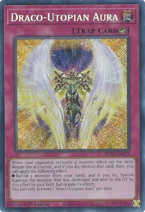 Draco-Utopian Aura POTE-EN079 card from Power of the Elements