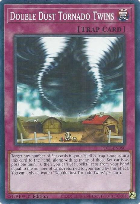 Double Dust Tornado Twins POTE-EN080 card from Power of the Elements