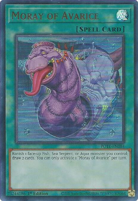 Moray of Avarice POTE-EN084 card from Power of the Elements