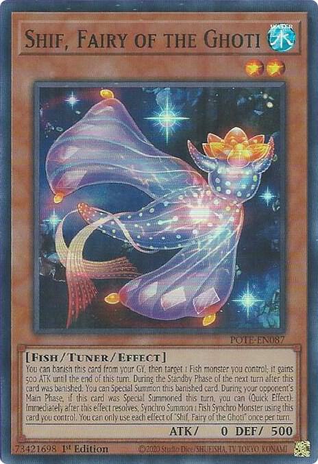 Shif, Fairy of the Ghoti POTE-EN087 card from Power of the Elements