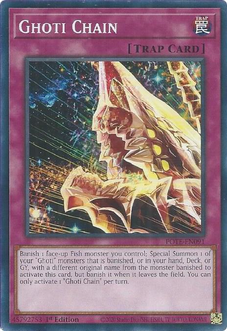 Ghoti Chain POTE-EN091 card from Power of the Elements