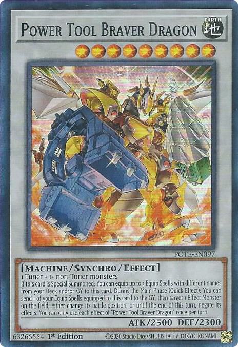 Power Tool Braver Dragon POTE-EN097 card from Power of the Elements
