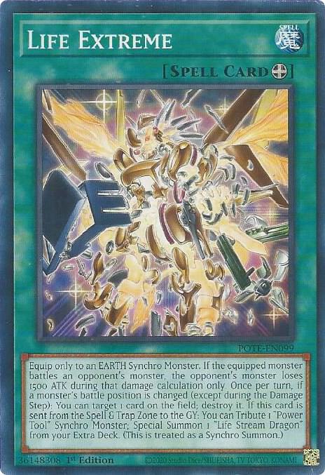 Life Extreme POTE-EN099 card from Power of the Elements