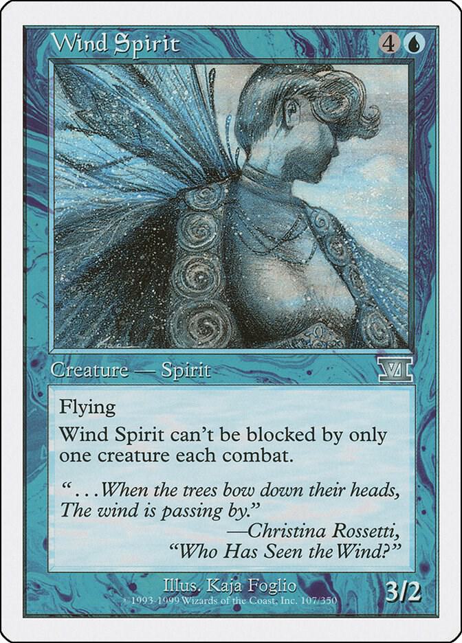 Wind Spirit 107 card from Classic Sixth Edition