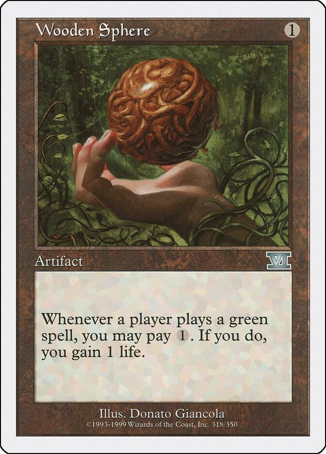 Wooden Sphere 318 card from Classic Sixth Edition