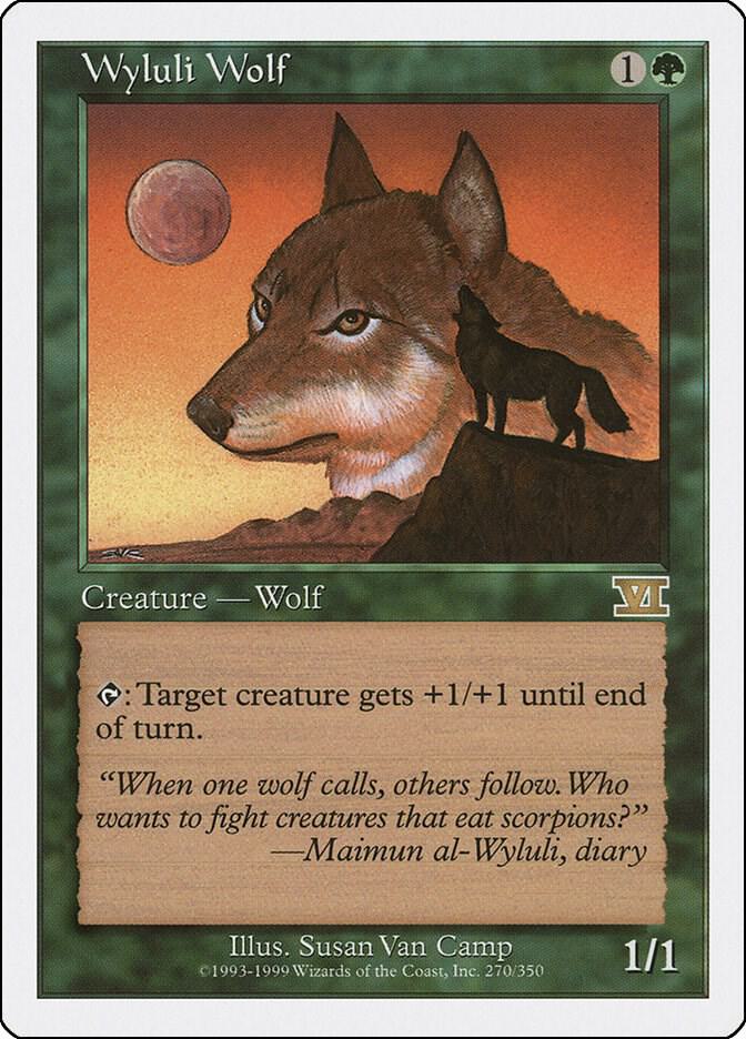 Wyluli Wolf 270 card from Classic Sixth Edition
