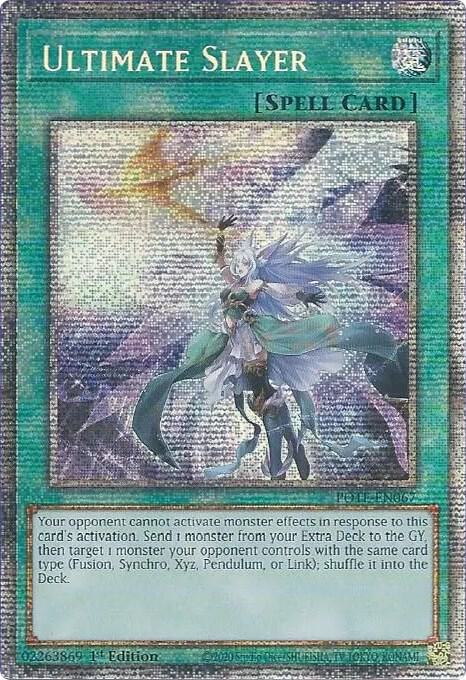 Ultimate Slayer (Starlight Rare) POTE-EN067 card from Power of the Elements
