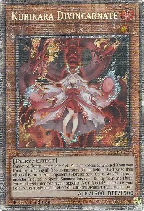 Kurikara Divincarnate (Starlight Rare) POTE-EN031 card from Power of the Elements