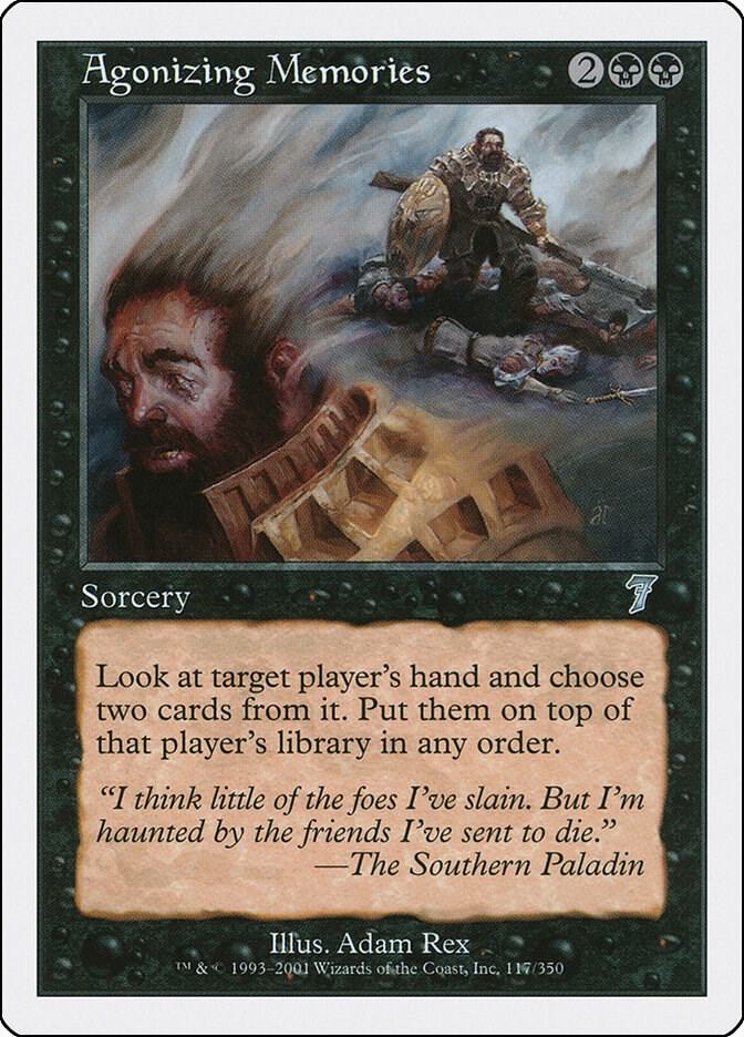 Agonizing Memories 117 card from 7th Edition