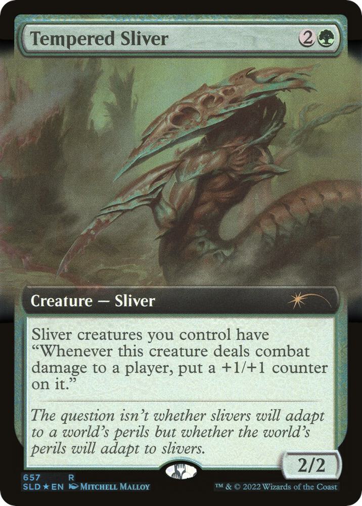 Tempered Sliver (Extended Art) 657 card from Secret Lair Drop Series