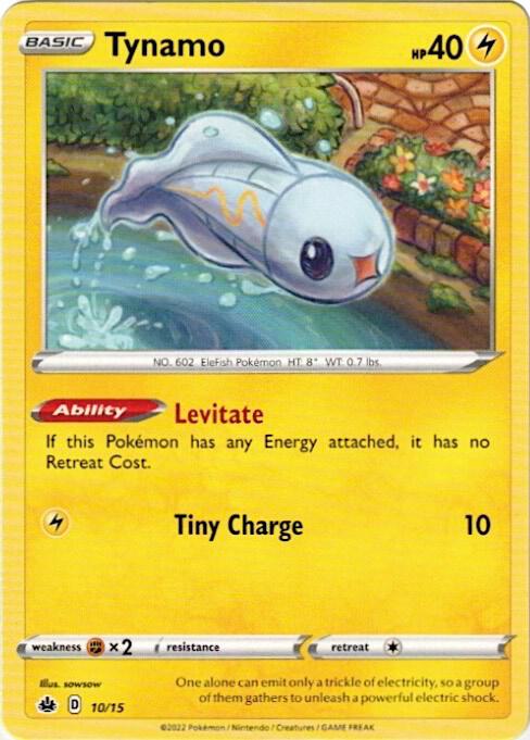 Tynamo - 10/15 010/015 card from McDonald's Promos 2022