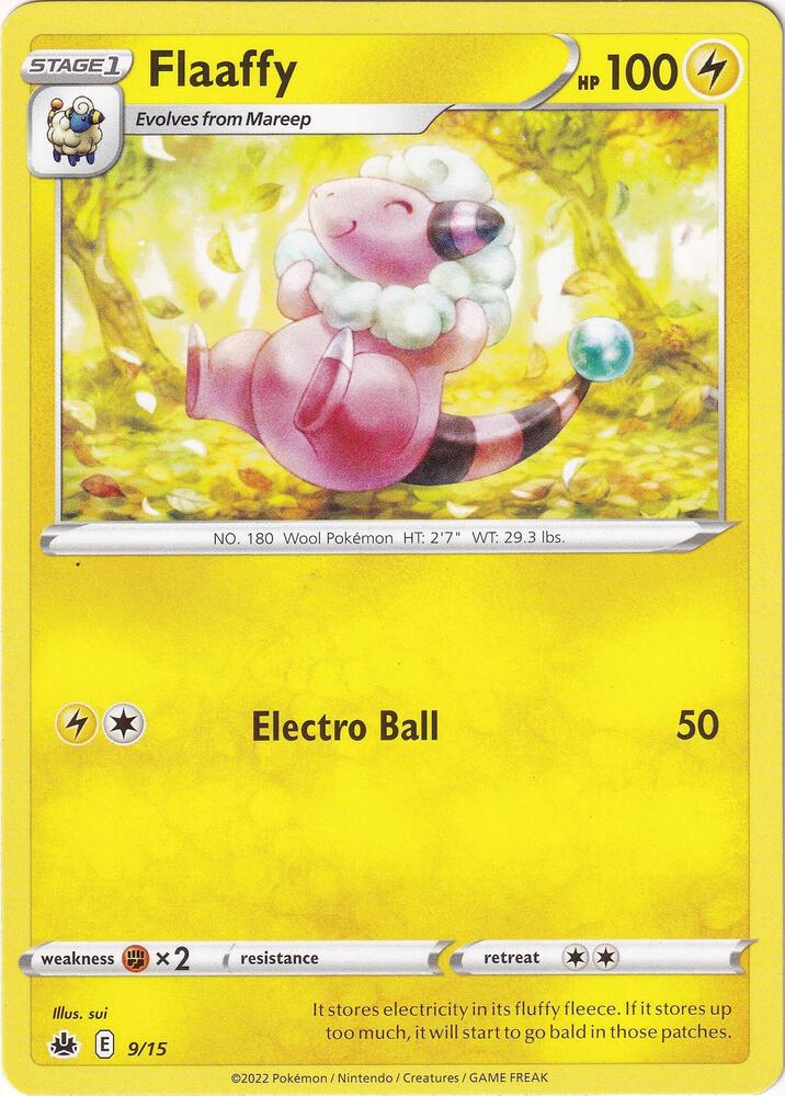Flaaffy - 9/15 009/015 card from McDonald's Promos 2022