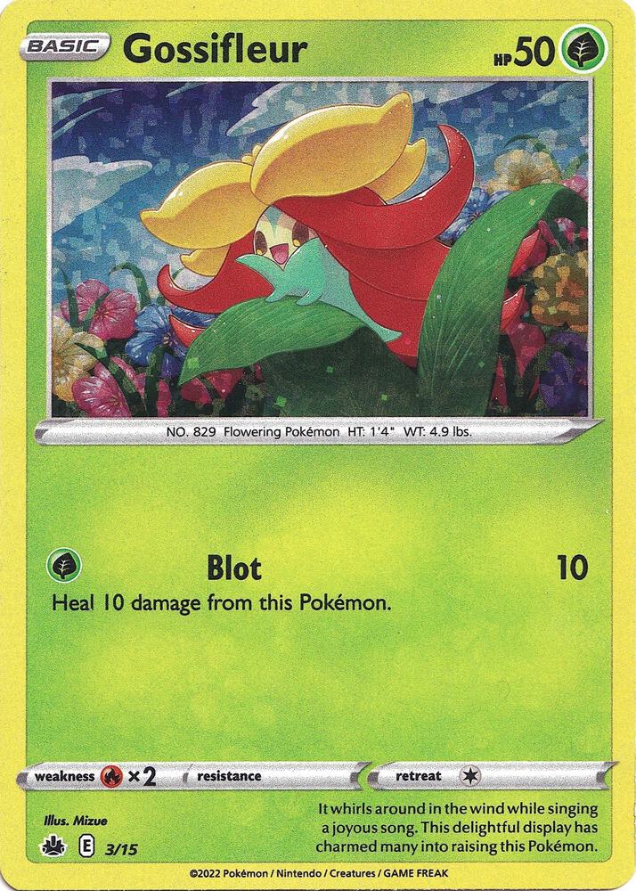 Gossifleur - 3/15 003/015 card from McDonald's Promos 2022