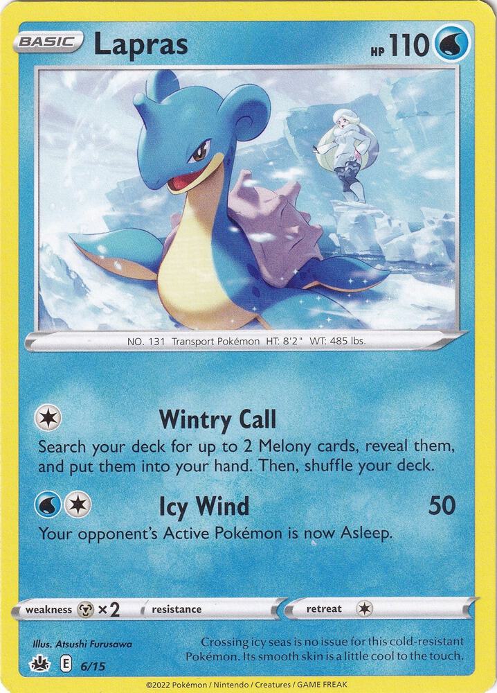 Lapras - 6/15 006/015 card from McDonald's Promos 2022