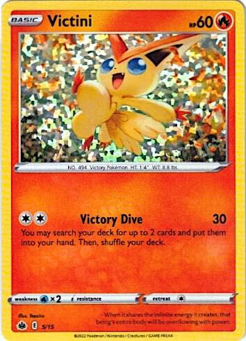 Victini - 5/15 005/015 card from McDonald's Promos 2022