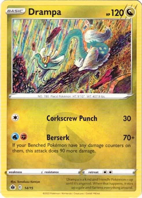 Drampa - 14/15 014/015 card from McDonald's Promos 2022