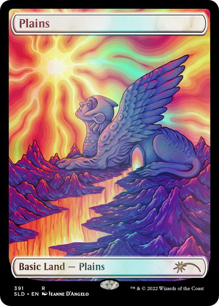 Plains 391 card from Secret Lair Drop Series