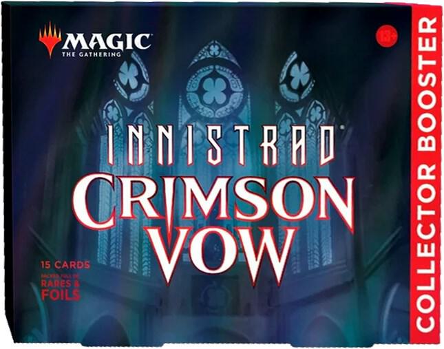 Innistrad: Crimson Vow - Collector Booster Omega Pack card from Innistrad: Crimson Vow