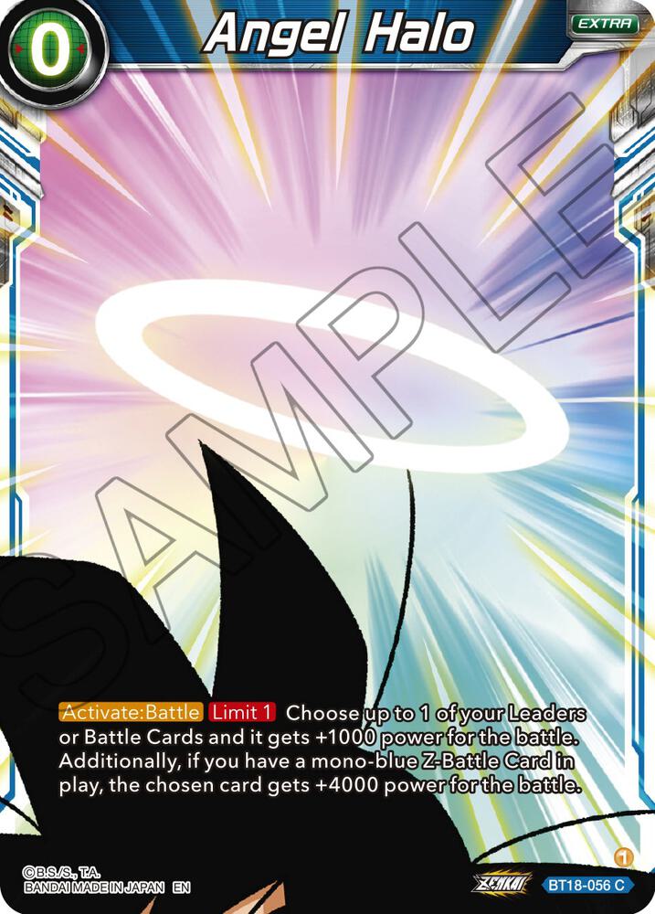 Angel Halo BT18-056 card from Dawn of the Z-Legends