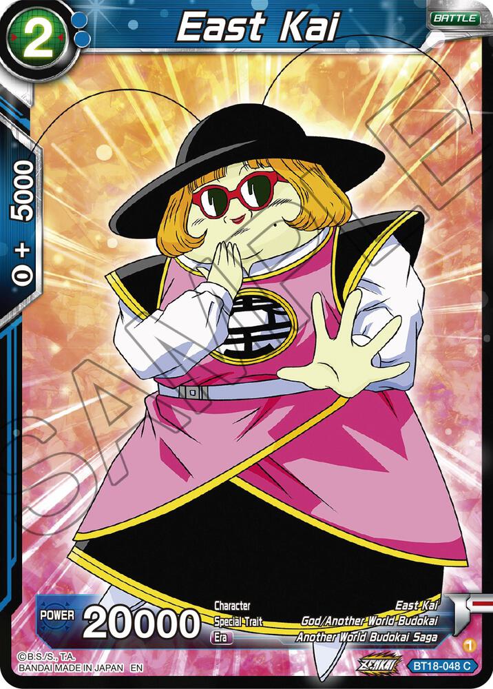 East Kai BT18-048 card from Dawn of the Z-Legends