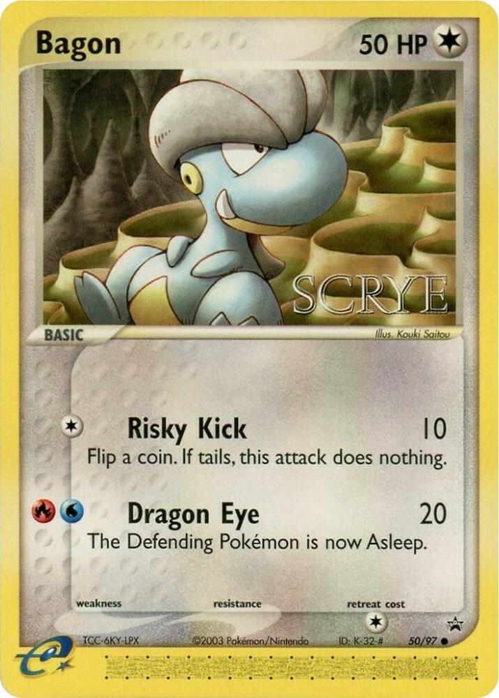 Bagon (Scrye Magazine) 50/97 card from Nintendo Promos