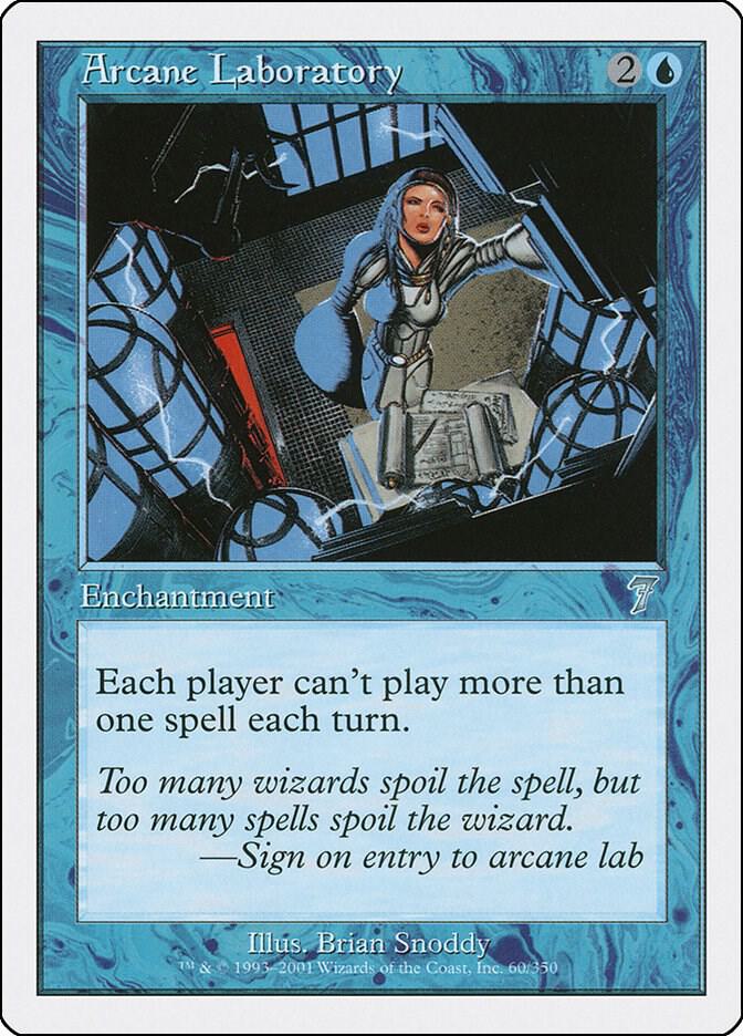 Arcane Laboratory 60 card from 7th Edition