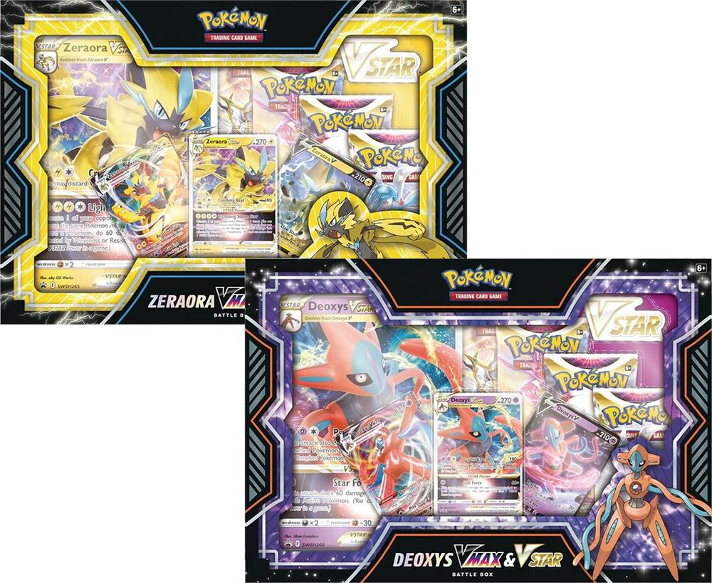 Deoxys/Zeraora VMAX & VSTAR Battle Box [Set of 2] card from Miscellaneous Cards & Products