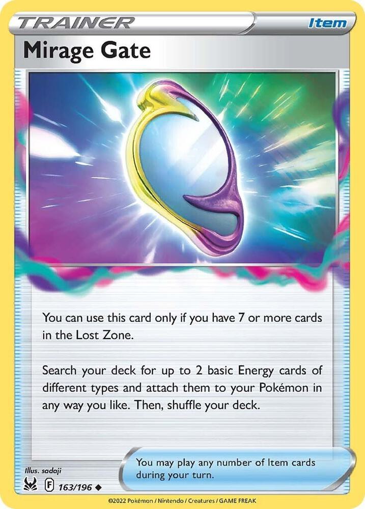 Mirage Gate 163/196 card from SWSH11: Lost Origin