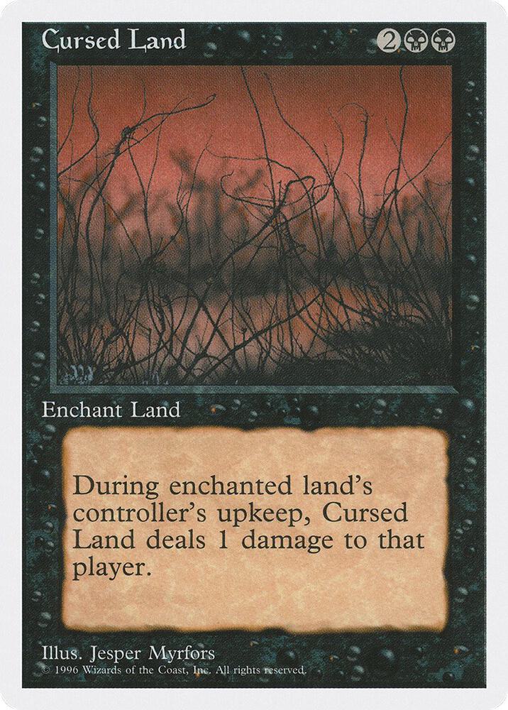 Cursed Land card from Introductory Two-Player Set