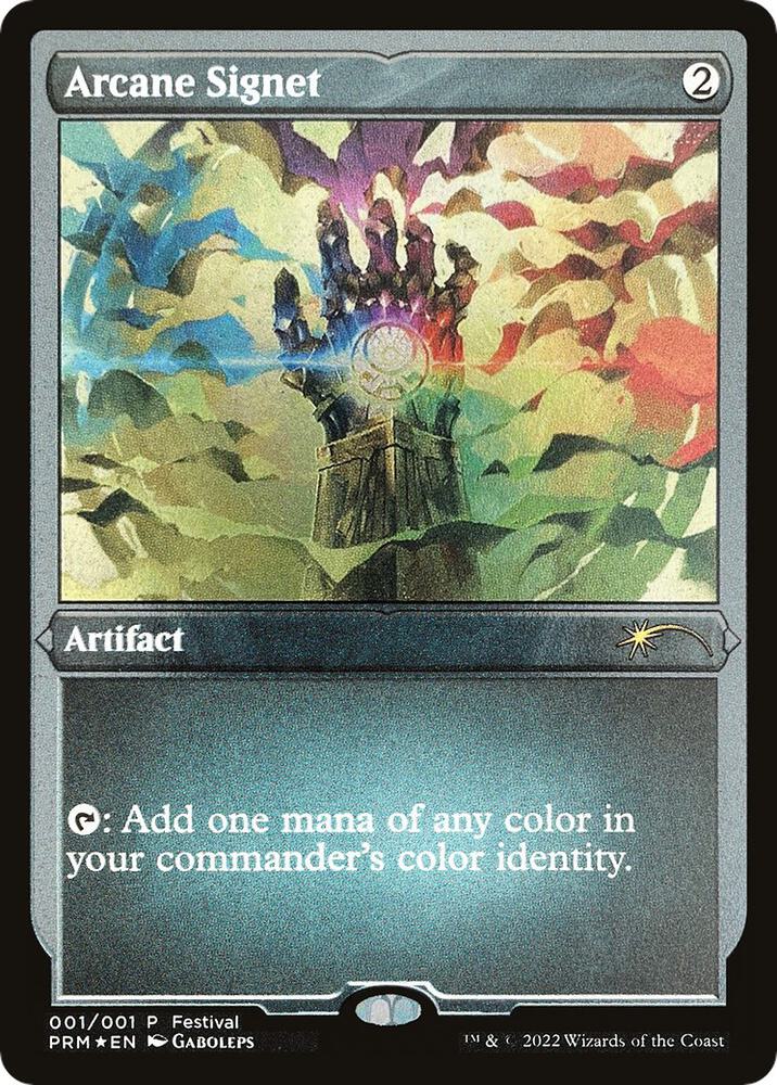 Arcane Signet (Foil Etched) 1 card from MagicFest Cards