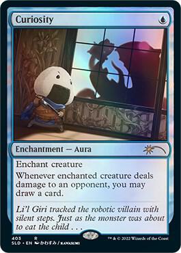 Curiosity 403 card from Secret Lair Drop Series