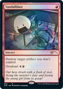Vandalblast 404 card from Secret Lair Drop Series