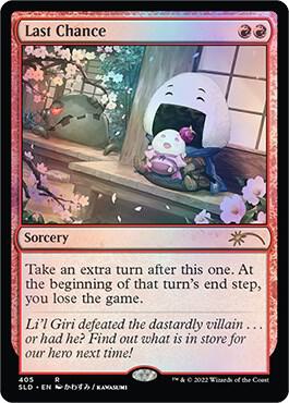 Last Chance 405 card from Secret Lair Drop Series