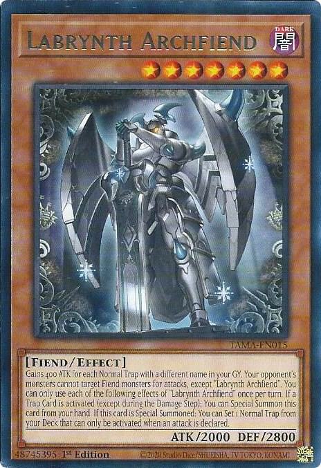 Labrynth Archfiend TAMA-EN015 card from Tactical Masters
