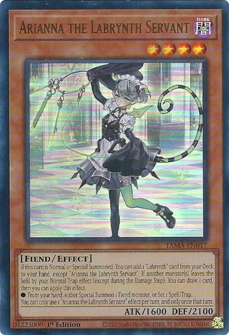 Arianna the Labrynth Servant TAMA-EN017 card from Tactical Masters