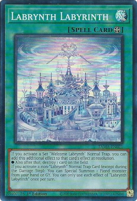 Labrynth Labyrinth TAMA-EN021 card from Tactical Masters
