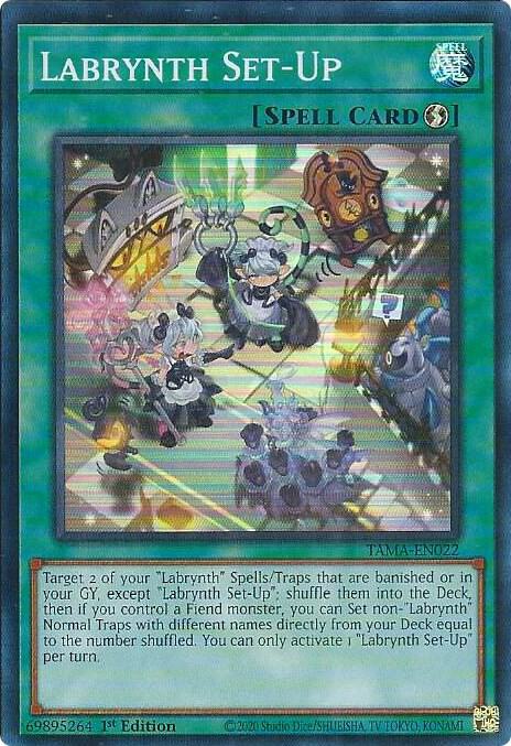 Labrynth Set-Up TAMA-EN022 card from Tactical Masters