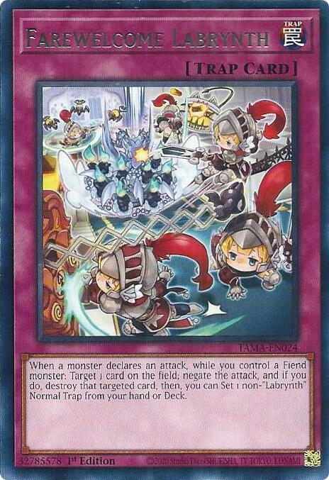 Farewelcome Labrynth TAMA-EN024 card from Tactical Masters